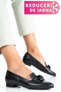 MOCASINI NEGRI PIELE NATURALA 4PC60