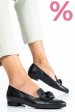 Mocasini negri piele naturala 4pc60