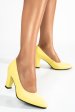 Pantofi galbeni piele naturala 1pc762
