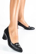 PANTOFI NEGRI PIELE NATURALA 1PC624