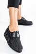 Pantofi negri piele naturala 4pc50