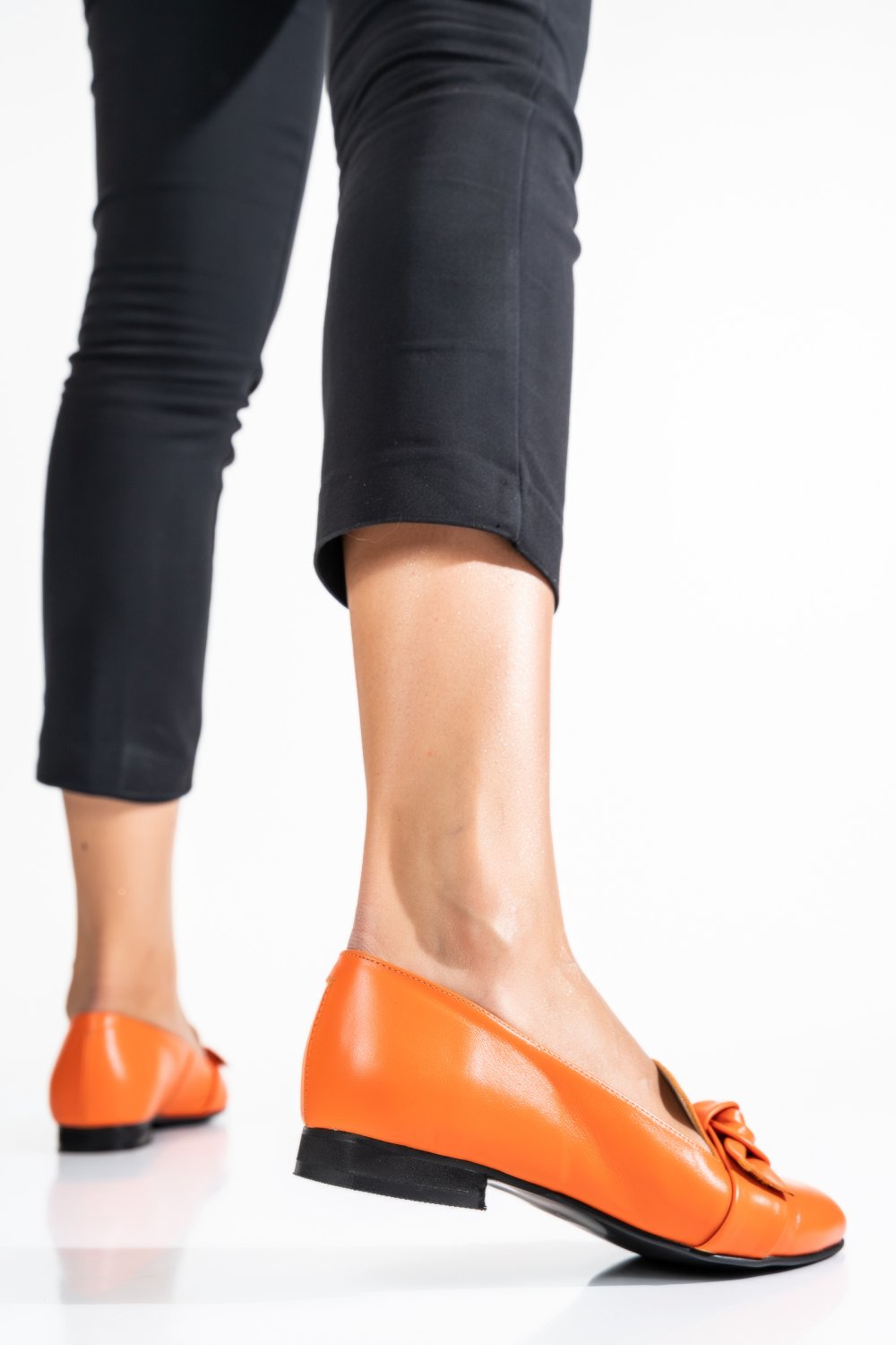 BALERINI PORTOCALII PIELE NATURALA 4PC00
