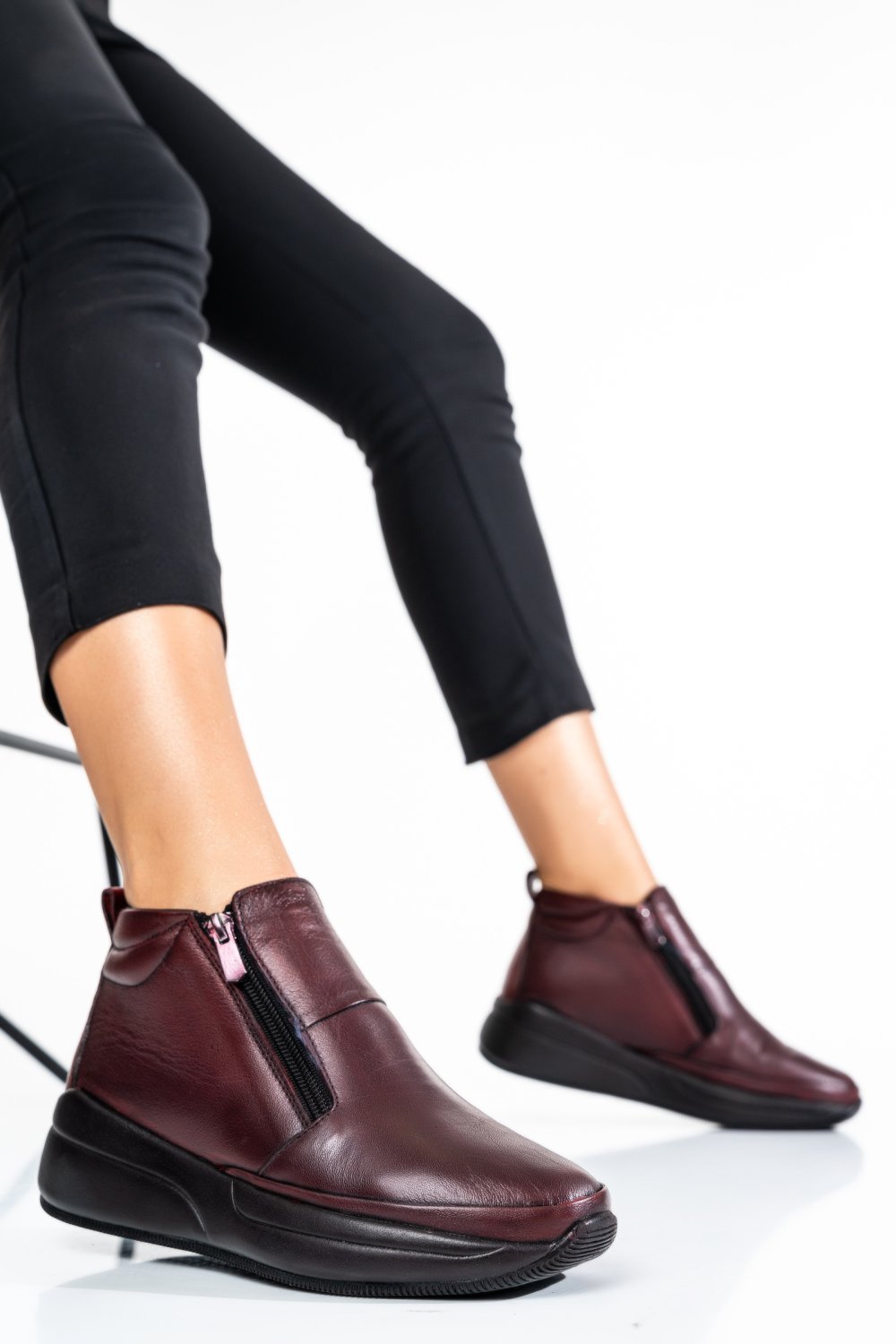 GHETE BORDO PIELE NATURALA 1001