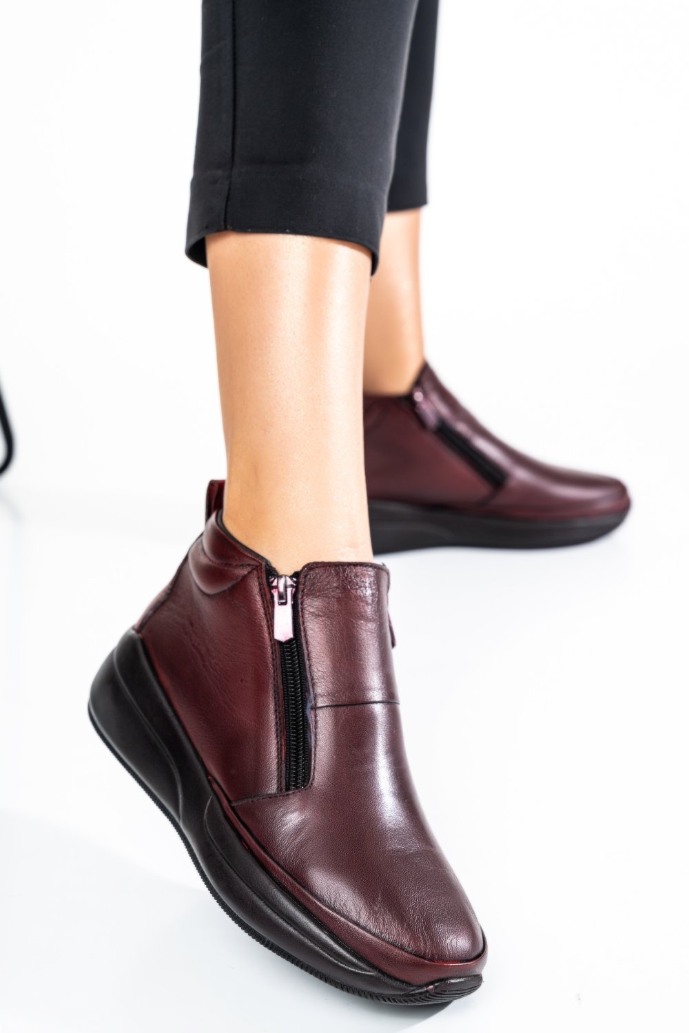 GHETE BORDO PIELE NATURALA 1001