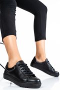 PANTOFI SPORT NEGRI PIELE NATURALA CMARIA