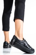 PANTOFI SPORT NEGRI PIELE NATURALA CMARIA
