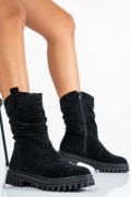 CIZME NEGRE PIELE NATURALA INTOARSA 222848SP