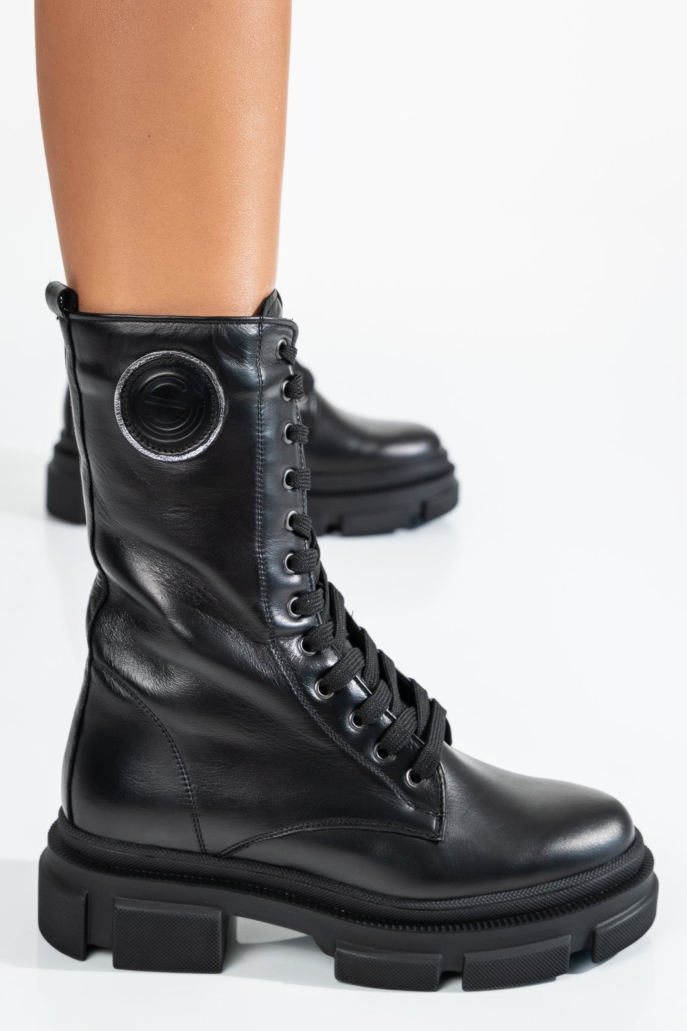 CIZME NEGRE PIELE NATURALA 212889NP