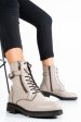 Ghete taupe piele naturala 2pc22840