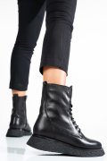 GHETE NEGRE PIELE NATURALA 2PC22833NP