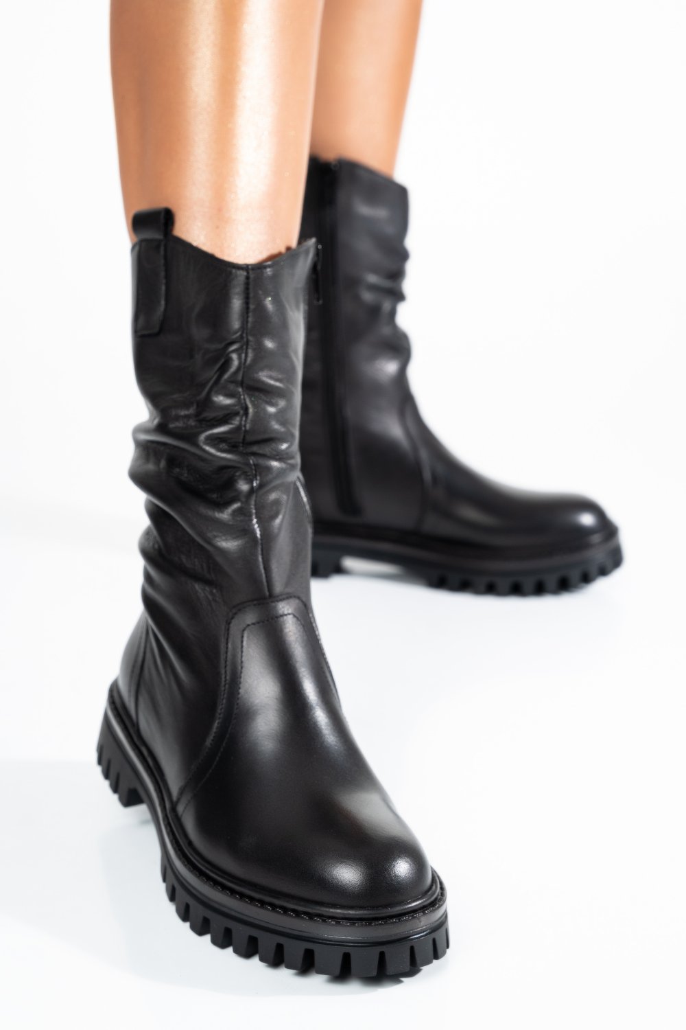 CIZME NEGRE PIELE NATURALA 222848NP