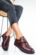 PANTOFI BORDO PIELE NATURALA APCK700
