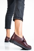 PANTOFI BORDO PIELE NATURALA APCK700