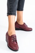 PANTOFI BORDO PIELE NATURALA APCK630