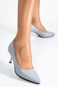 PANTOFI GRI PIELE NATURALA 1PC665