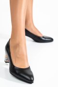 PANTOFI NEGRU COLOR PIELE NATURALA 1PC500
