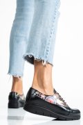 PANTOFI NEGRI PIELE NATURALA 2PC077