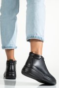 GHETE NEGRE PIELE NATURALA 1001