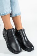 GHETE NEGRE PIELE NATURALA 1001