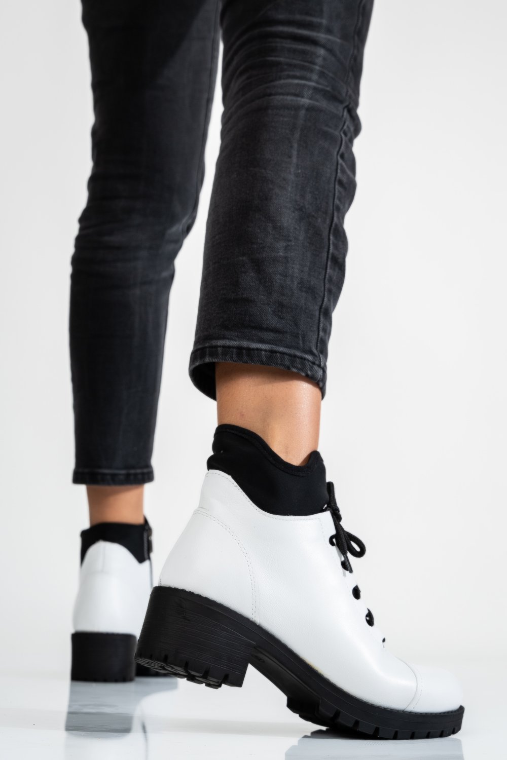 GHETE ALBE PIELE NATURALA 0PC25