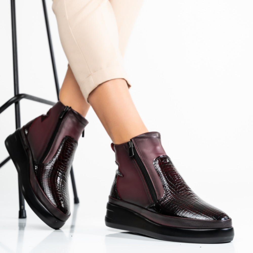 GHETE BORDO CRO PIELE NATURALA 1PC430