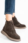 GHETE MARO INCHIS PIELE NATURALA INTOARSA 2PC22832SP