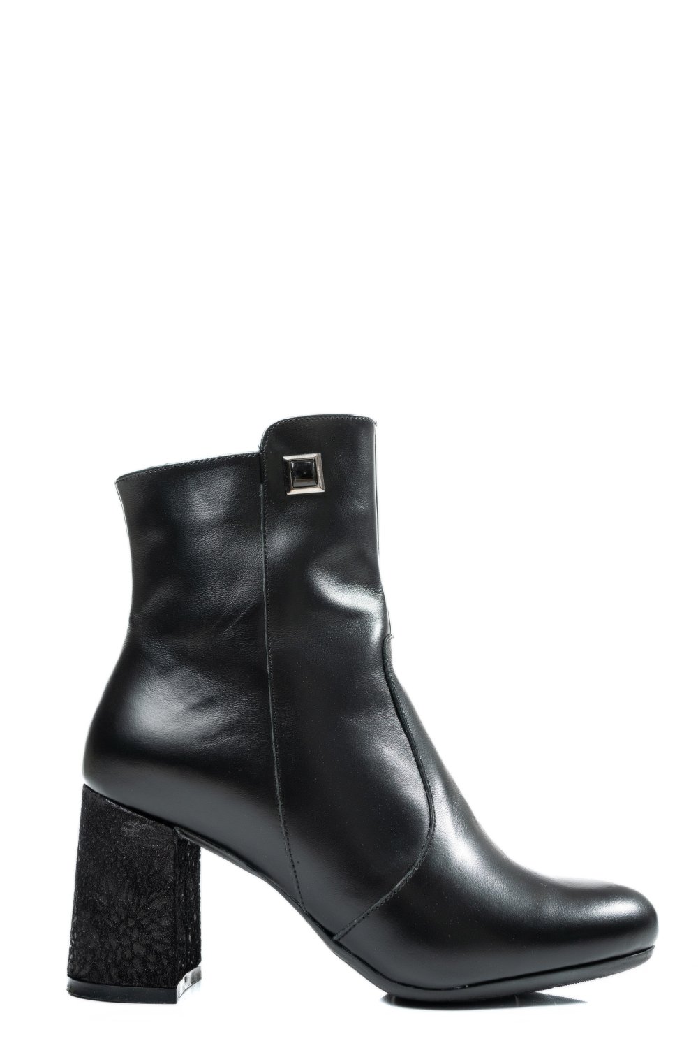 BOTINE NEGRE PIELE NATURALA 1PC772