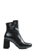 BOTINE NEGRE PIELE NATURALA 1PC772