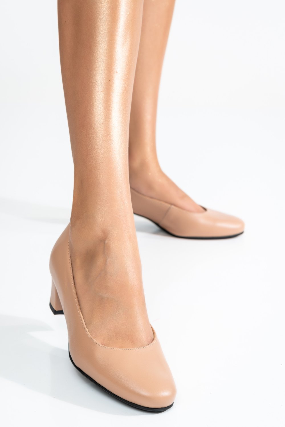 PANTOFI ROZ PIELE NATURALA 1PC400