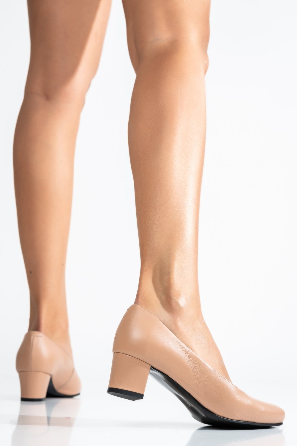 PANTOFI ROZ PIELE NATURALA 1PC400