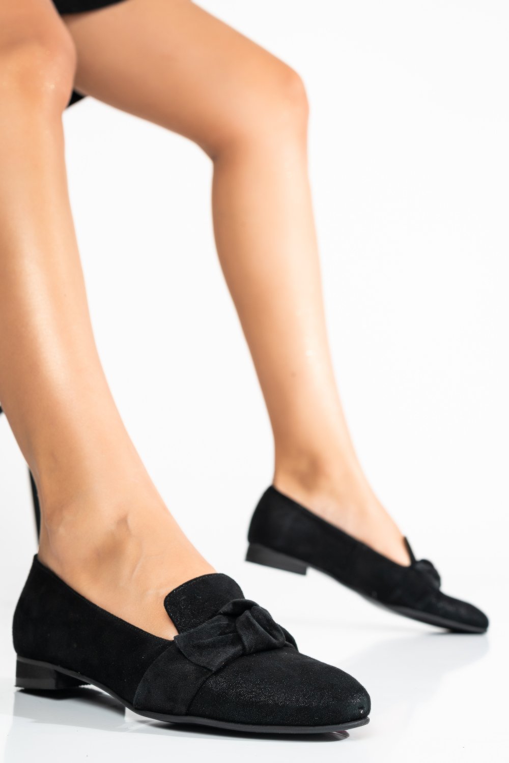 MOCASINI NEGRU SIDEF PIELE NATURALA 4PC60