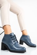 BOTINE ALBASTRE PIELE NATURALA 0PC6