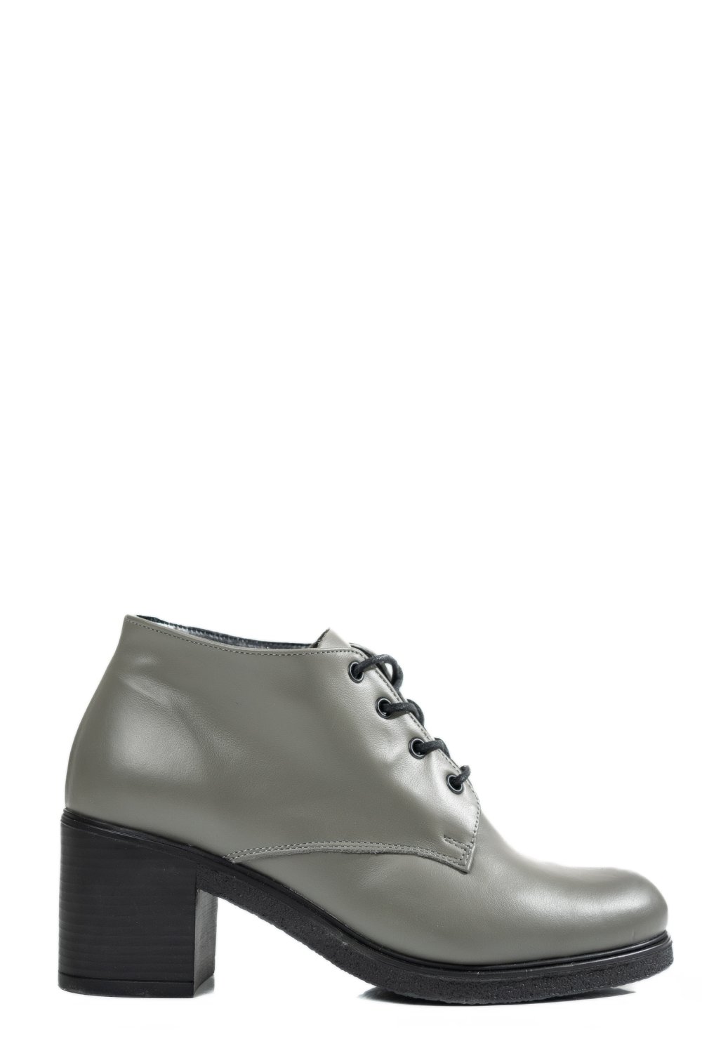 BOTINE GRI PIELE NATURALA 0PC6