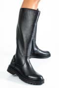 CIZME NEGRE FEMEI PIELE NATURALA 8566