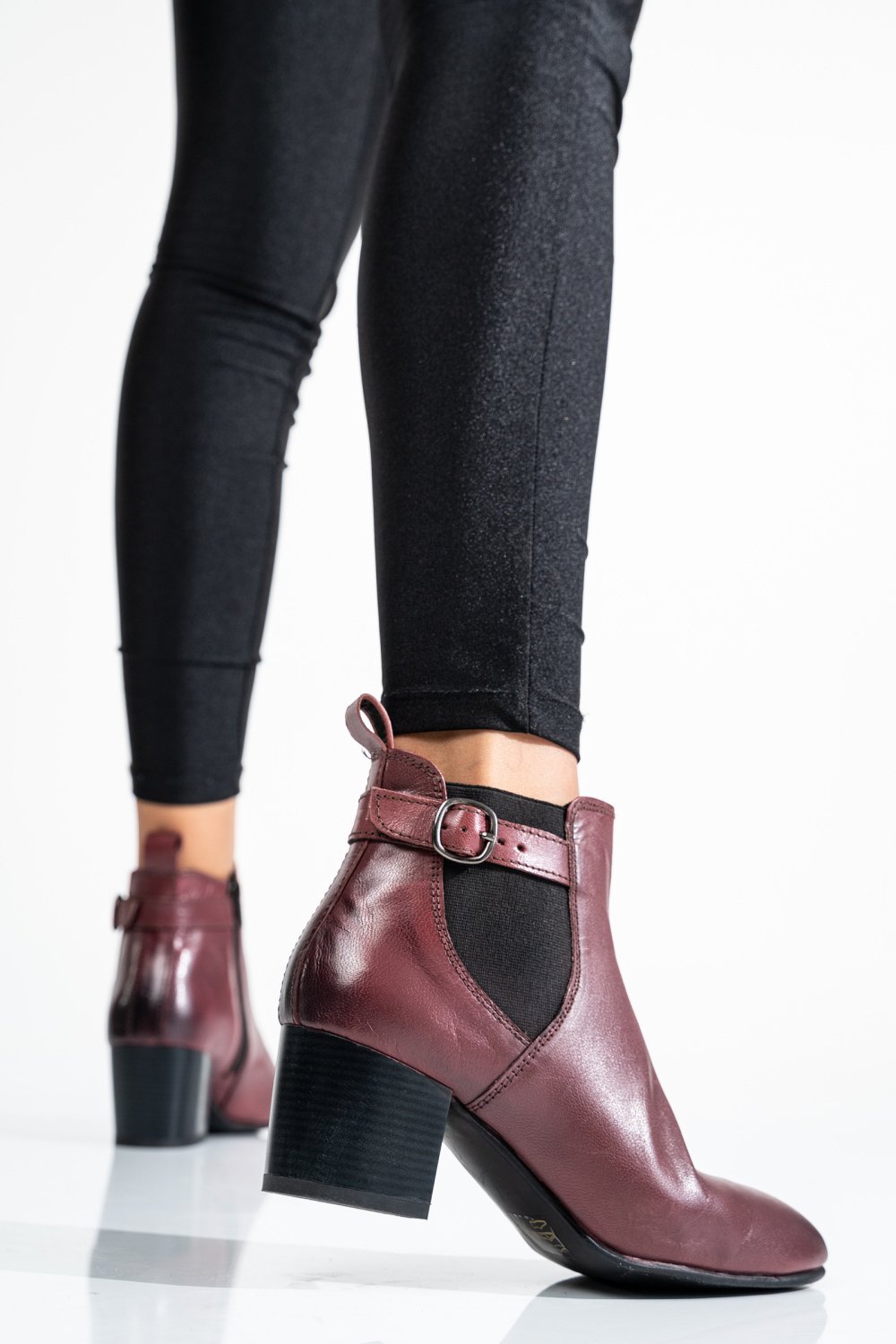 GHETE BORDO FEMEI PIELE NATURALA 8S77788