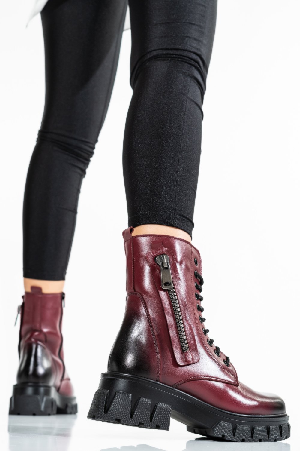 GHETE VISINII PIELE NATURALA 9PC69