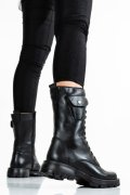 GHETE NEGRE PIELE NATURALA 9PC67