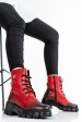 Ghete rosii piele naturala 9pc52