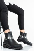 GHETE NEGRU ALB SNK PIELE NATURALA 0PC7