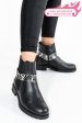 Ghete negru alb snk piele naturala 0pc7