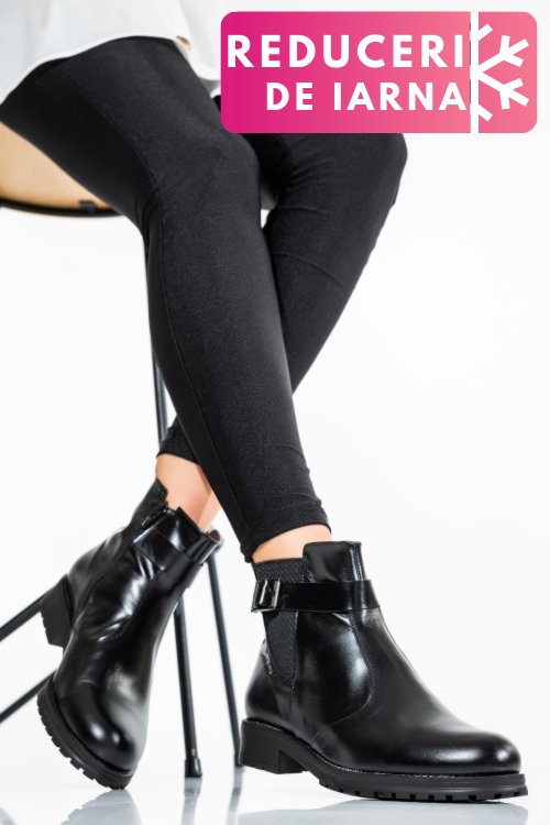 Ghete negre piele naturala 0pc82