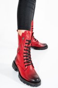 GHETE ROSII PIELE NATURALA 9PC68
