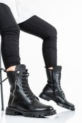 GHETE NEGRE PIELE NATURALA 9PC68