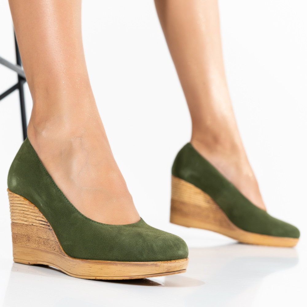 PANTOFI KHAKI PIELE NATURALA 1PC70