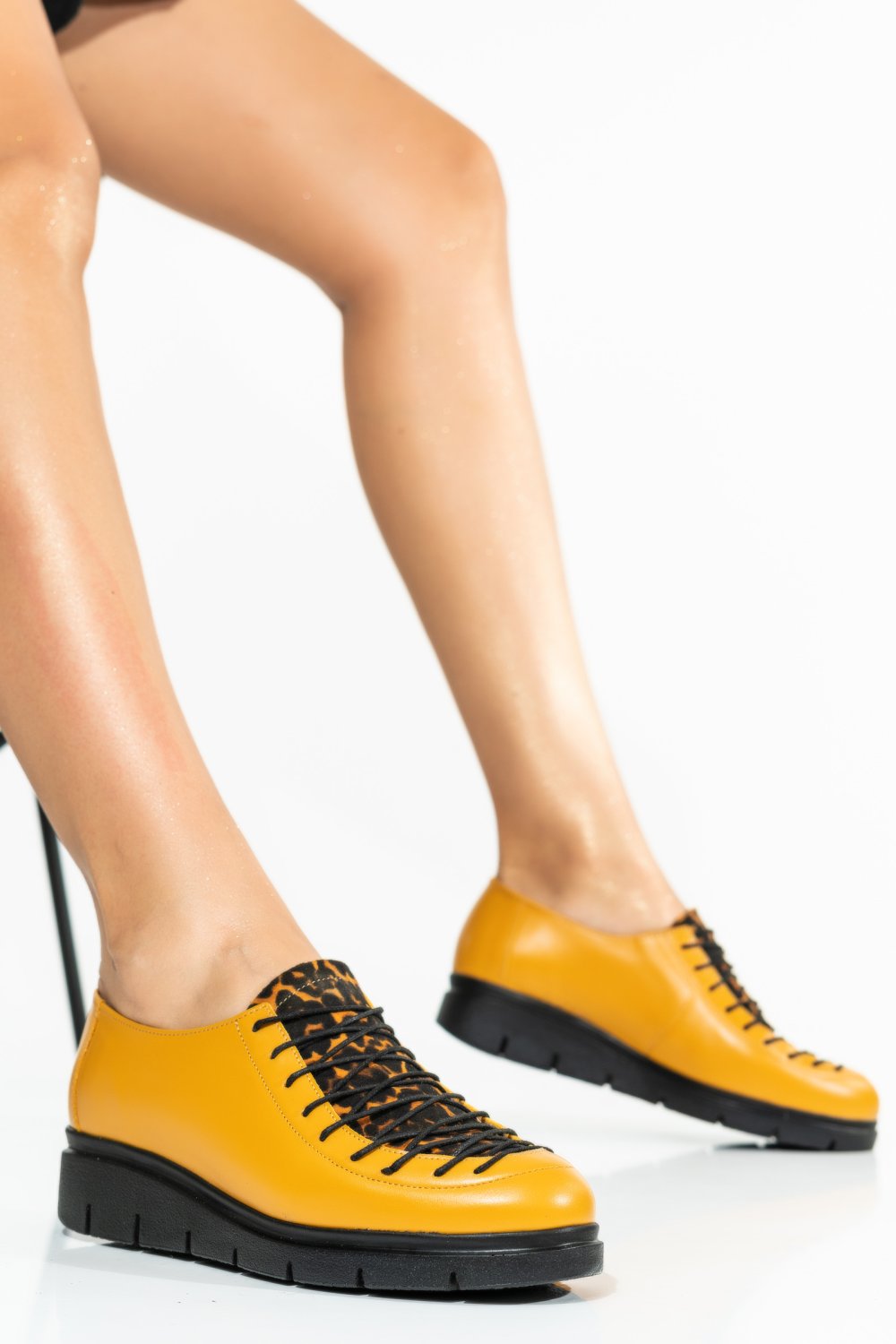 PANTOFI MUSTAR PIELE NATURALA 2PC035