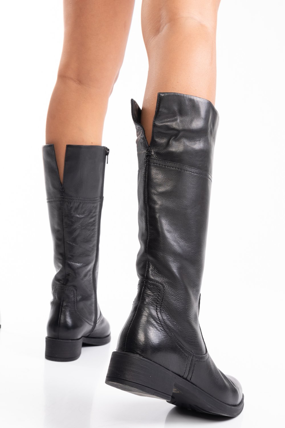 CIZME DAMA PIELE NATURALA NEGRE 7S77835