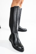 CIZME FEMEI PIELE NATURALA NEGRE 8S77636