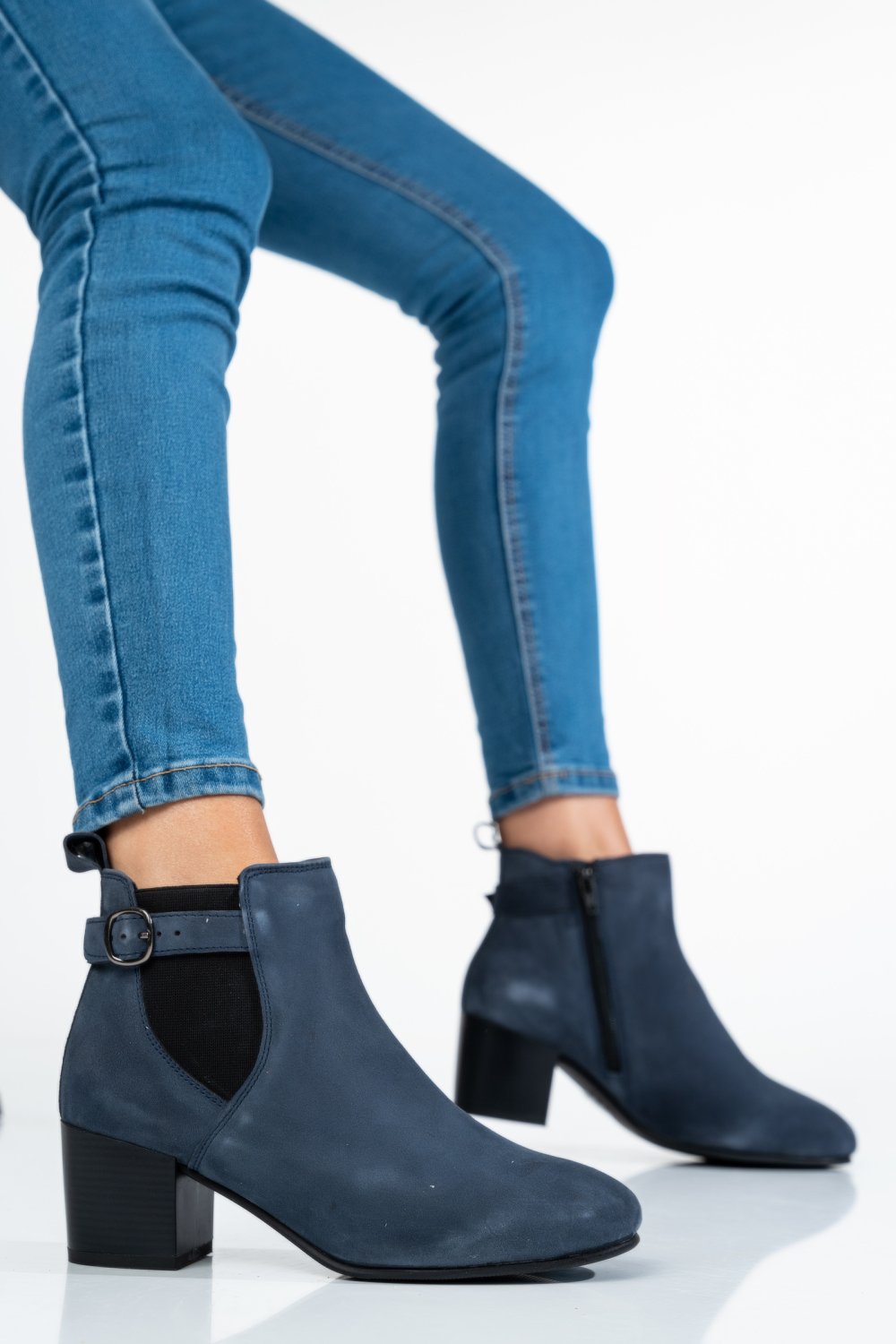 GHETE BLEUMARIN FEMEI PIELE NATURALA INTOARSA 8S77788