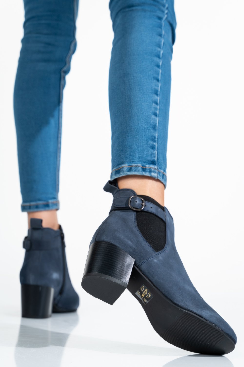 GHETE BLEUMARIN FEMEI PIELE NATURALA INTOARSA 8S77788