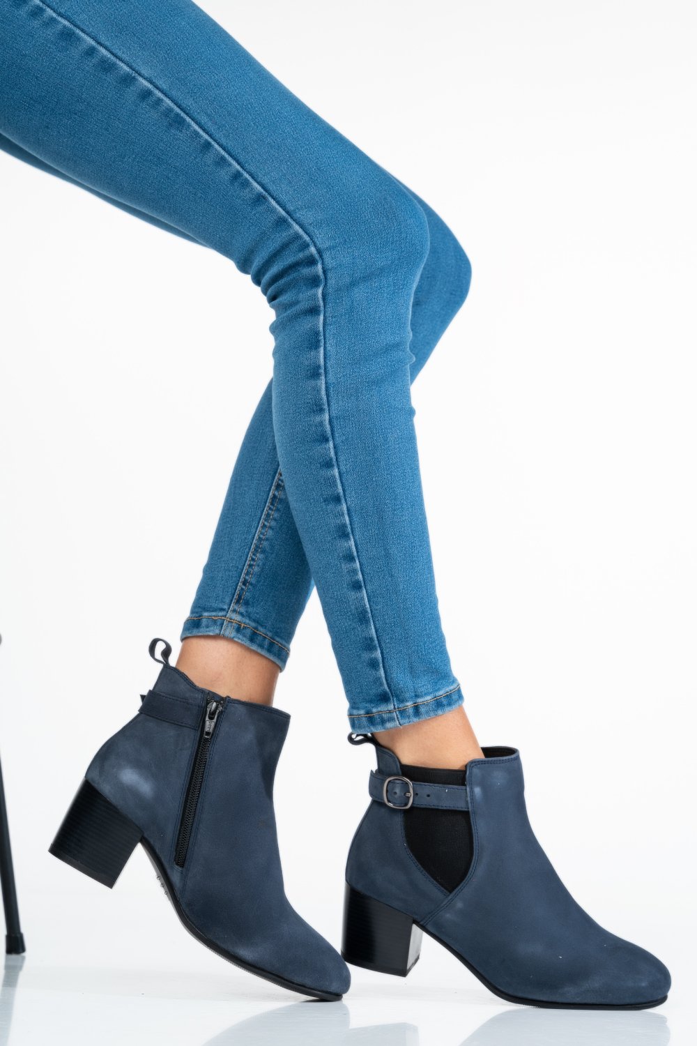 GHETE BLEUMARIN FEMEI PIELE NATURALA INTOARSA 8S77788